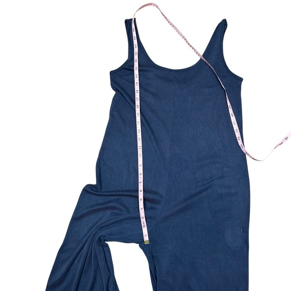 Marine Layer Lexi Rib Lounge Jumpsuit navy blue size XS loungewear oversized - Picture 6 of 12